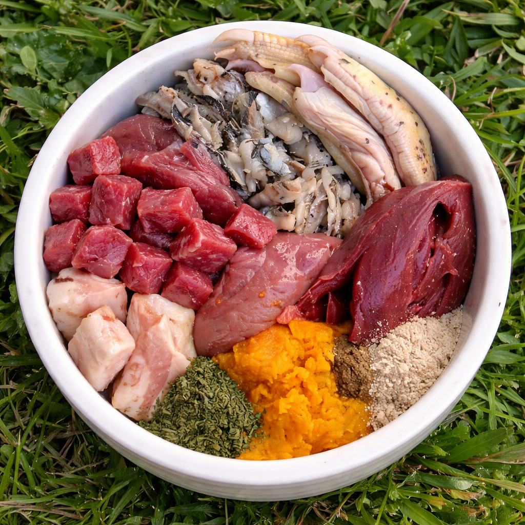 Winter dog nutrition variety