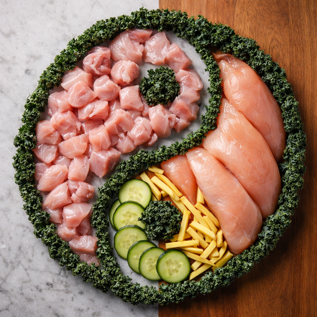 Natural raw dog nutrition